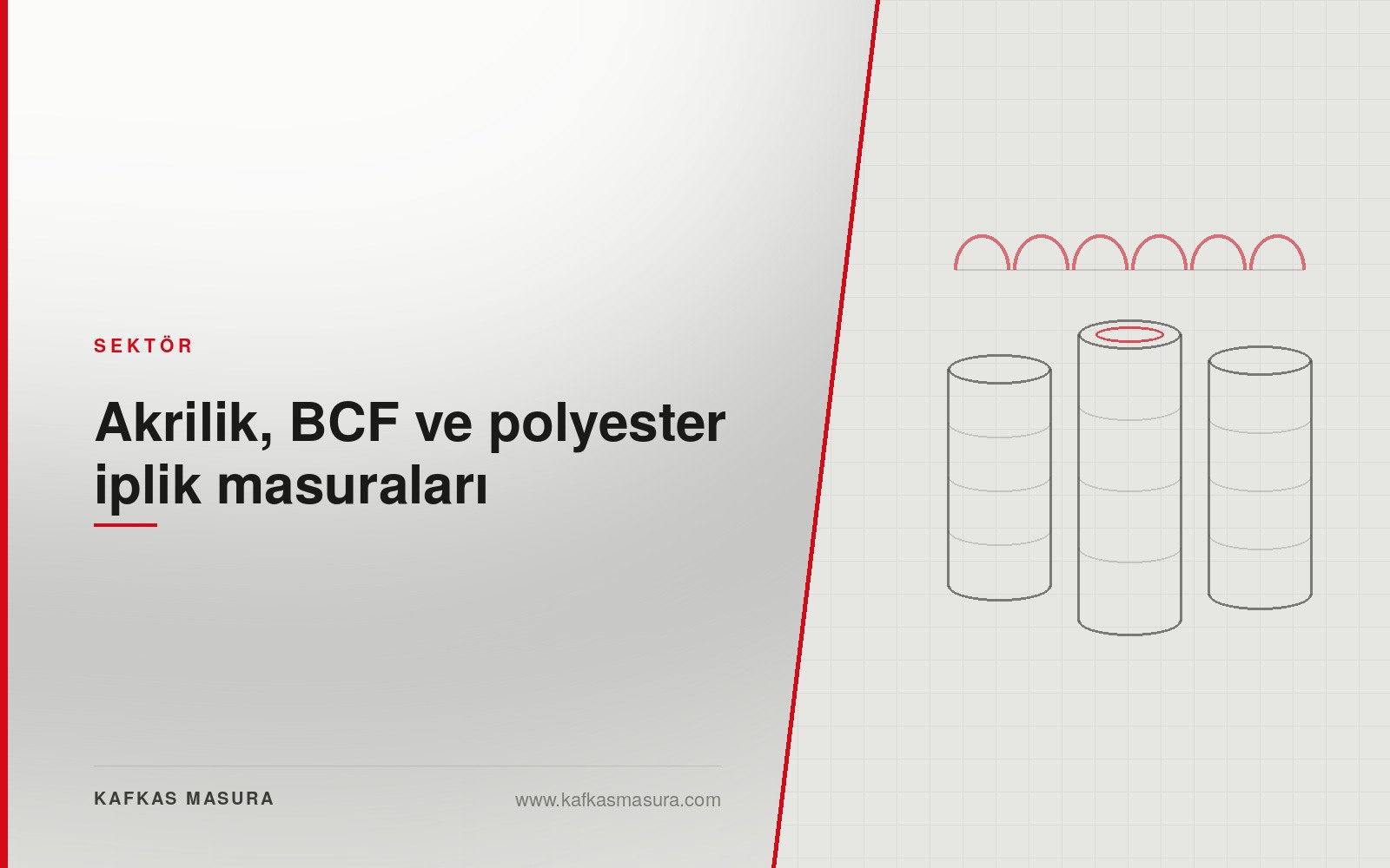 Akrilik, BCF ve polyester iplik masuraları — Kafkas Masura