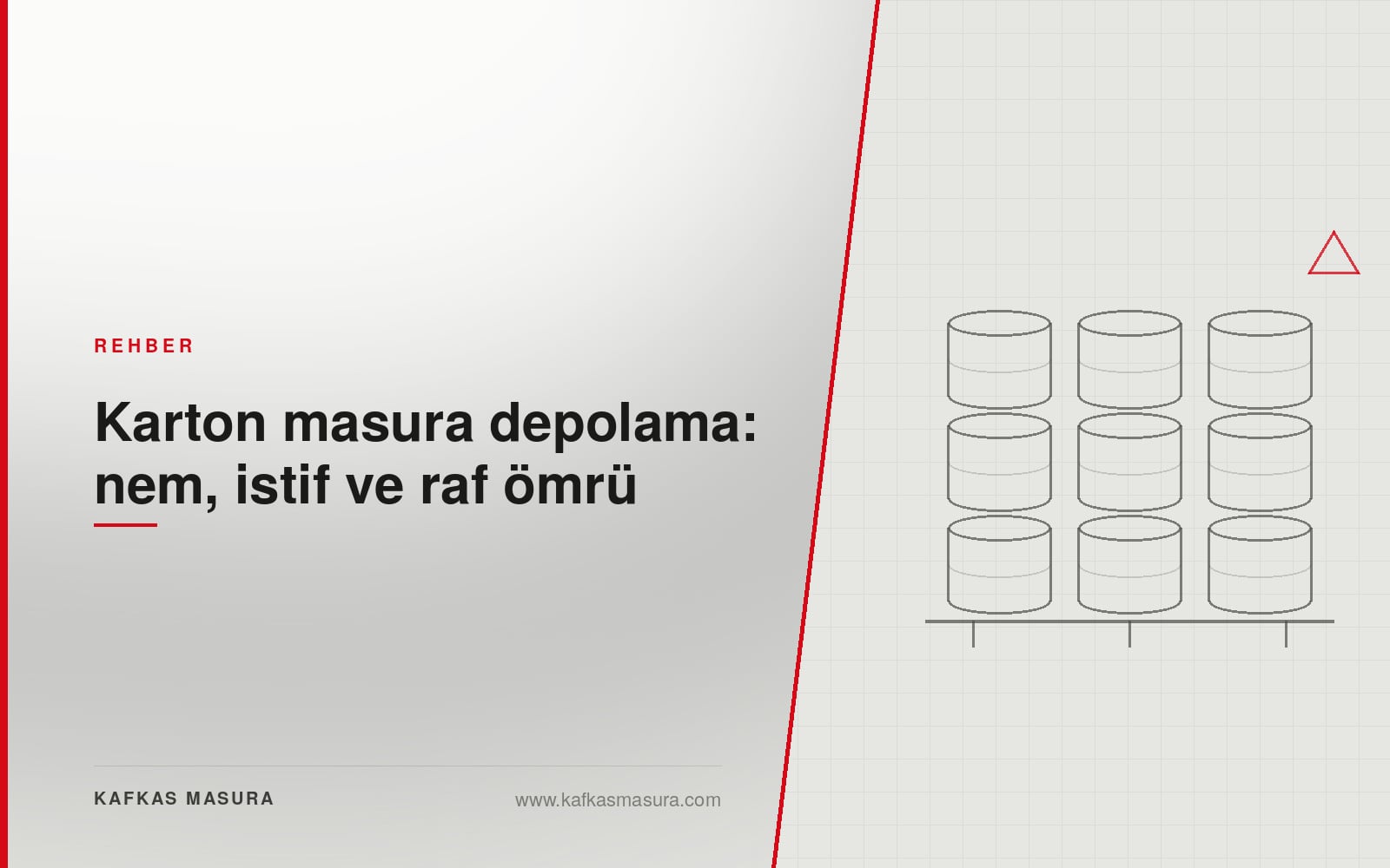 Karton masura depolama: nem, istif ve raf ömrü — Kafkas Masura