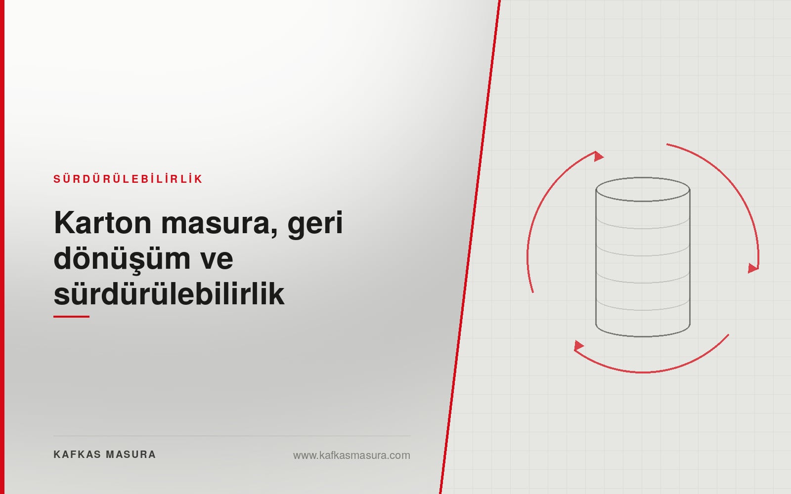 Karton masura, geri dönüşüm ve sürdürülebilirlik — Kafkas Masura