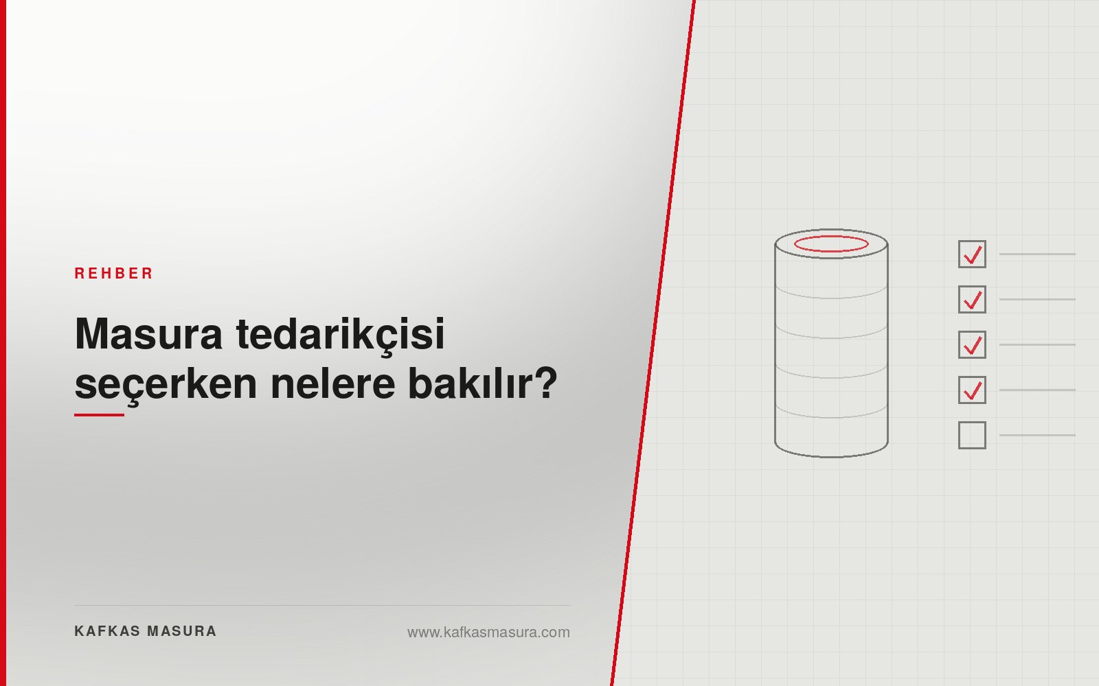 Masura tedarikçisi seçerken nelere bakılır? — Kafkas Masura